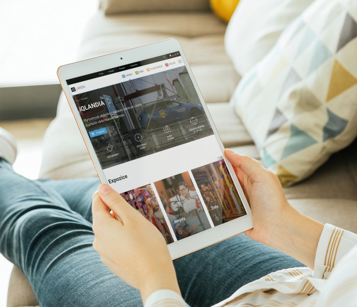 Responzivní zobrazení na tabletu