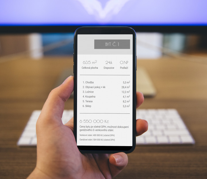 Zobrazení na telefonu