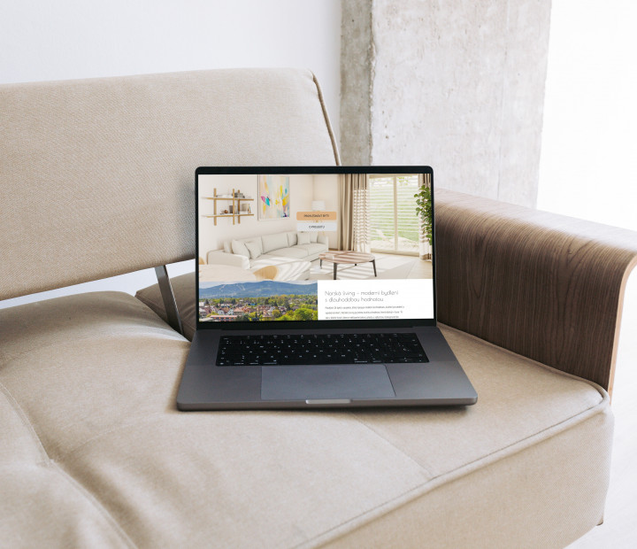 Vizuál na notebooku